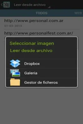 Mi Lector Personal android App screenshot 1